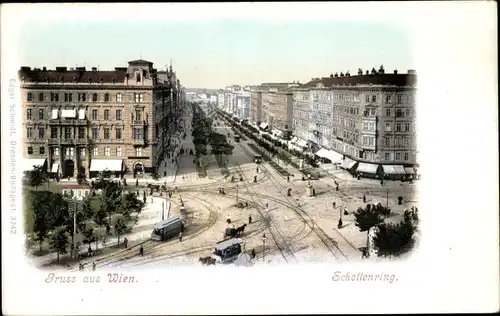 Ak Wien I. Innere Stadt, Schottenring
