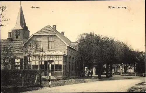 Ak Gorssel Gelderland, Rijksstraatweg