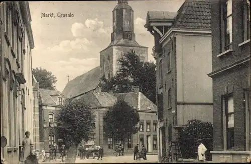 Ak Groenlo Oost Gelre Gelderland, Markt, Kirche