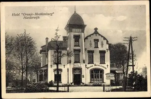 Ak Harderwijk Gelderland, Hotel Oranje Mecklenburg
