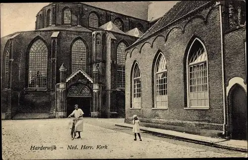 Ak Harderwijk Gelderland, Ned. Herv. Kerk