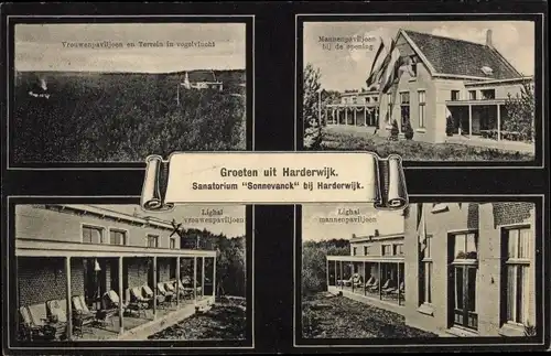 Ak Harderwijk Gelderland, Sanatorium Sonnevanck, Lighal