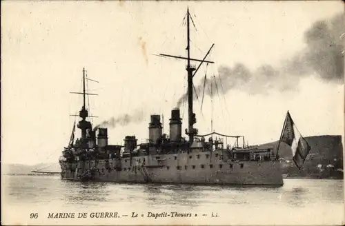 Ak Französisches Kriegsschiff Dupetit-Thouars, Französische Marine