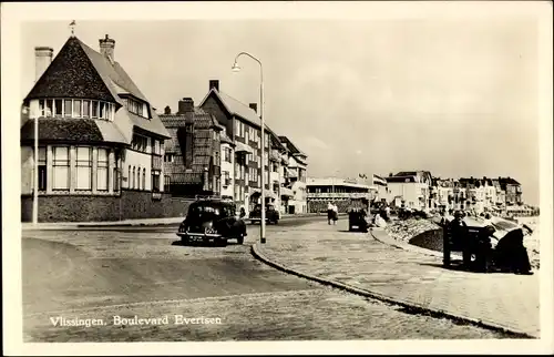 Ak Vlissingen Zeeland Niederlande, Boulevard Evertsen