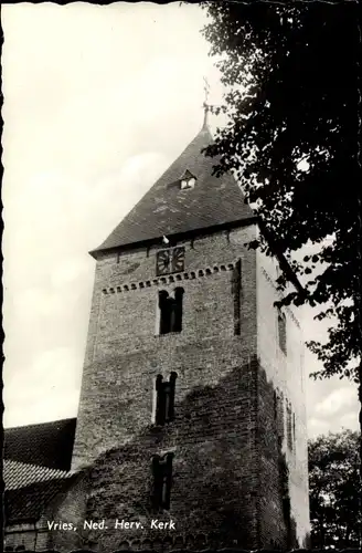 Ak Vries Tynaarlo Drenthe, Ned. Herv. Kerk