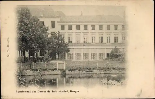 Ak Bruges Brügge Flandern Westflandern, Pensionnat des Dames de Saint-Andres