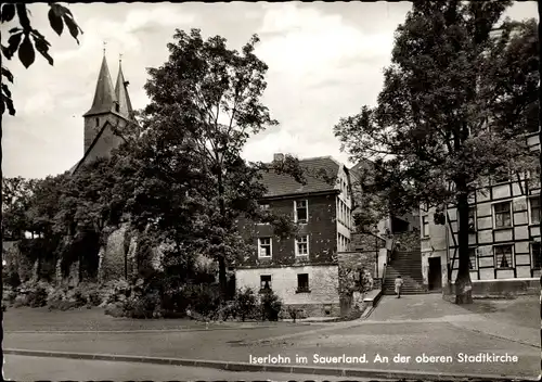 Ak Iserlohn im Märkischen Kreis, Obere Stadtkirche