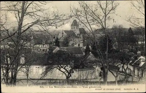 Ak La Neuville en Hez Oise, Panorama