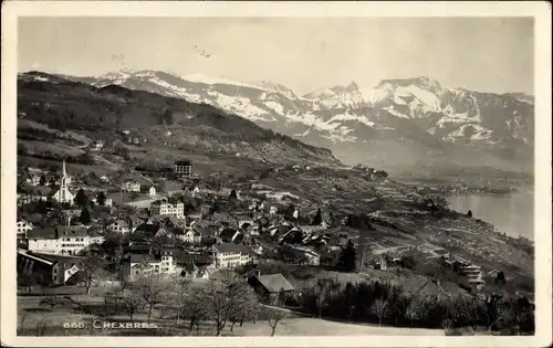 Ak Chexbres Kanton Waadt, Panorama