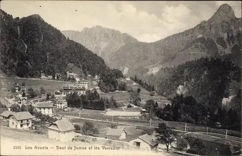 Ak Les Avants Montreux Kanton Waadt, Dent de Jaman, les Verreaux