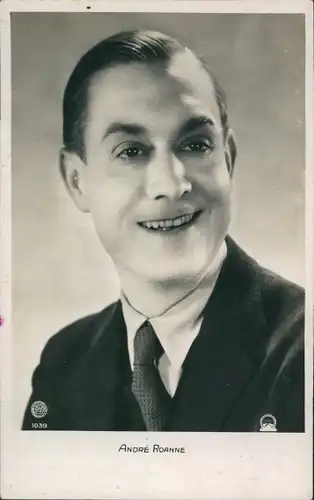 Ak Schauspieler Andre Roanne, Portrait