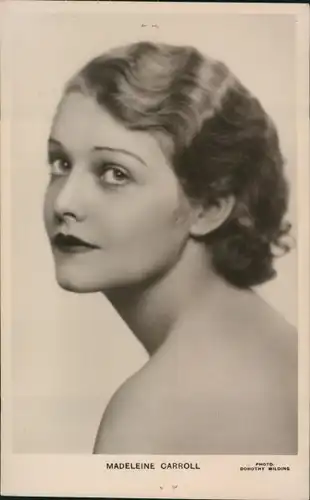 Ak Schauspielerin Madeleine Carroll, Portrait