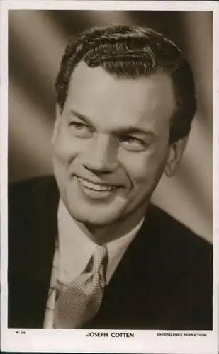 Ak Schauspieler Joseph Cotten, Portrait