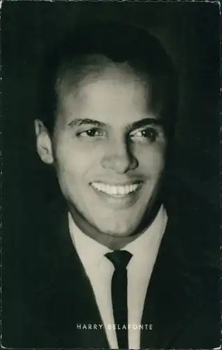 Ak Sänger Harry Belafonte, Portrait