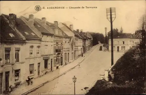 Ak Auderghem Oudergem Belgien Brüssel, Chausée de Tervuren