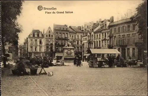 Ak Bruxelles Brüssel, Place du Grand Sablon