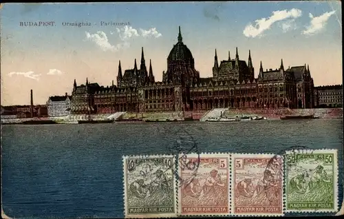 Ak Budapest Ungarn, Parlament