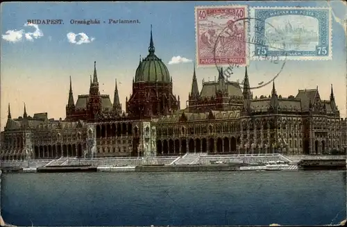 Ak Budapest Ungarn, Parlament