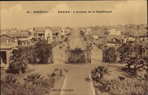 Ak Dakar Senegal, Die Allee der Republik