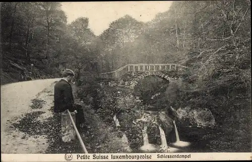 Ak Echternach Luxemburg, Schießendempel