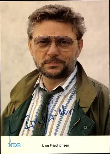 Ak Schauspieler Uwe Friedrichsen, Portrait, Autogramm, NDR