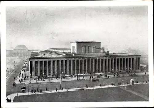 Ak Leipzig in Sachsen, Technische Messe, Halle 9, Verein Deutscher Werkzeugmaschinen Fabriken