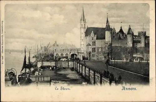 Ak Anvers Antwerpen Flandern, Le Steen