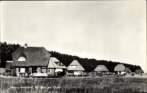 Ak Nes Ameland Friesland Niederlande, in der Nähe von Bos en Duin