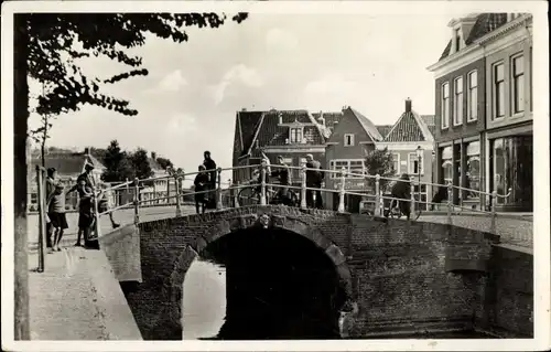 Ak Harlingen Friesland Niederlande, Roode Pijp