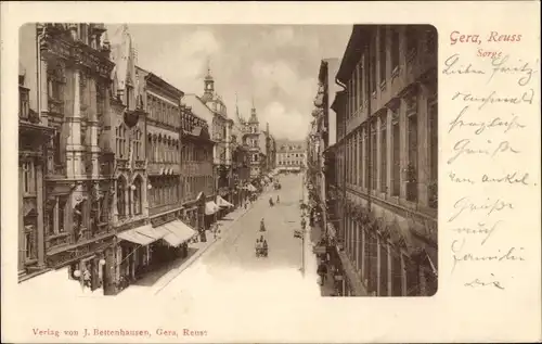 Ak Reuß Gera in Thüringen, Sorge