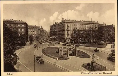 Ak Berlin Mitte, Hotel Kaiserhof am Wilhelmplatz
