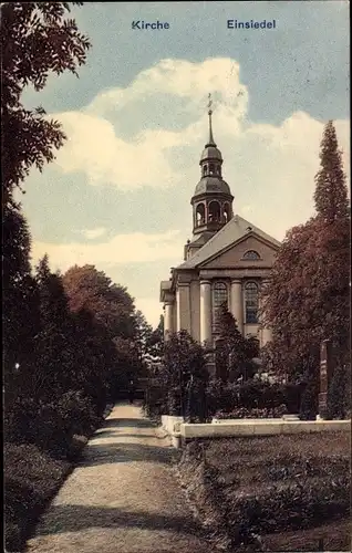 Ak Einsiedel Chemnitz, Kirche