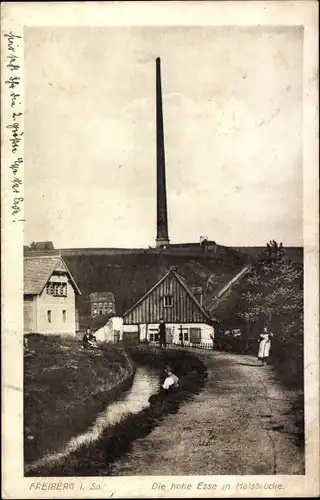Ak Halsbrücke in Sachsen, Hohe Esse, Turm