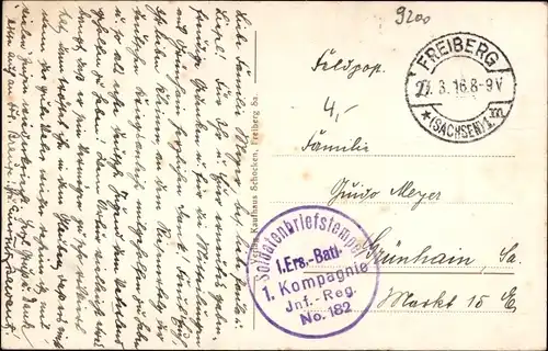 Ak Halsbrücke in Sachsen, Hohe Esse, Turm