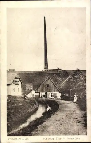 Ak Halsbrücke in Sachsen, Hohe Esse, Turm