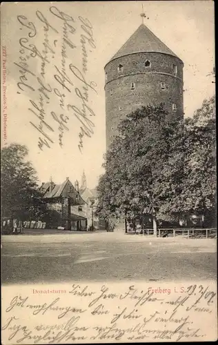 Ak Freiberg in Sachsen, Donatsturm