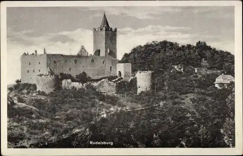 Ak Bad Kösen Naumburg an der Saale, Rudelsburg