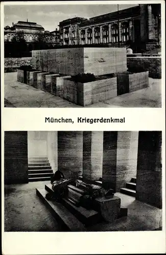 Ak München, Kriegerdenkmal