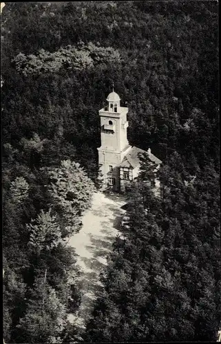 Ak Bad Schmiedeberg in der Dübener Heide, Luftbild, Turm