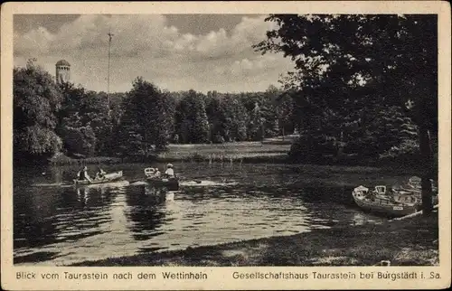 Ak Taurastein Burgstädt in Sachsen, Wetthain