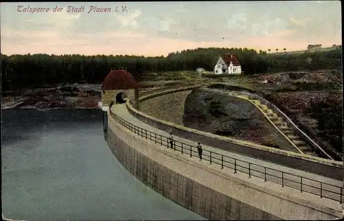 Ak Plauen im Vogtland, Talsperre
