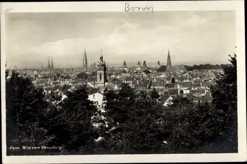 Ak Bonn am Rhein, Totalansicht, Venusberg