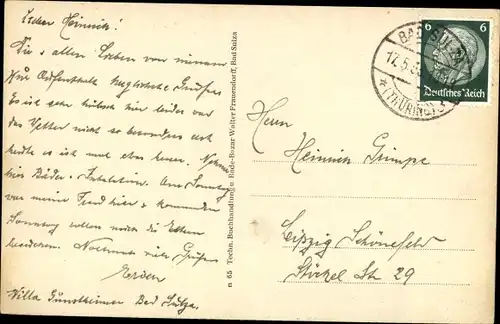 Ak Bad Sulza in Thüringen, Totalansicht