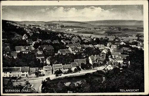 Ak Gernrode Quedlinburg im Harz, Totalansicht