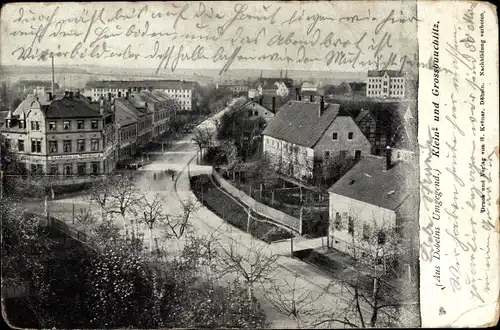 Ak Kleinbauchlitz Döbeln in Sachsen, Stadtansicht, Großbauchlitz