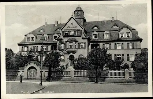 Ak Döbeln in Sachsen, Bürgerheim