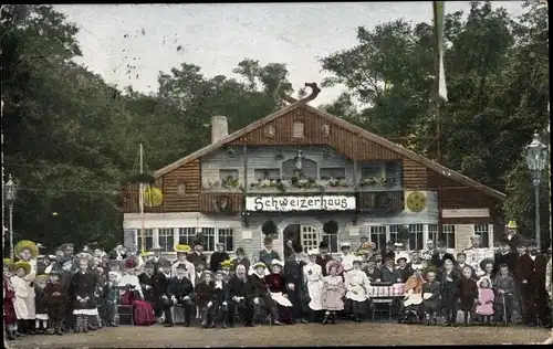 Ak Zwickau in Sachsen, Gewerbe- und Industrieausstellung 1906, Schweizerhaus