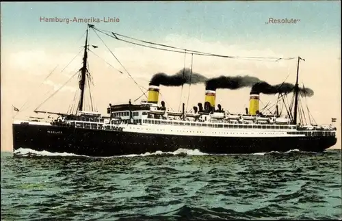 Ak Dampfer Resolute, HAPAG