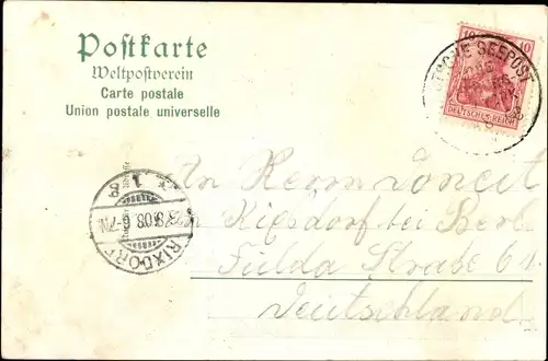 Ak Doppelschrauben-Postdampfer Pennsylvania, HAPAG