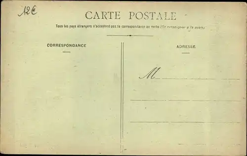 Ak Lécluse Nord, Rue du Monument